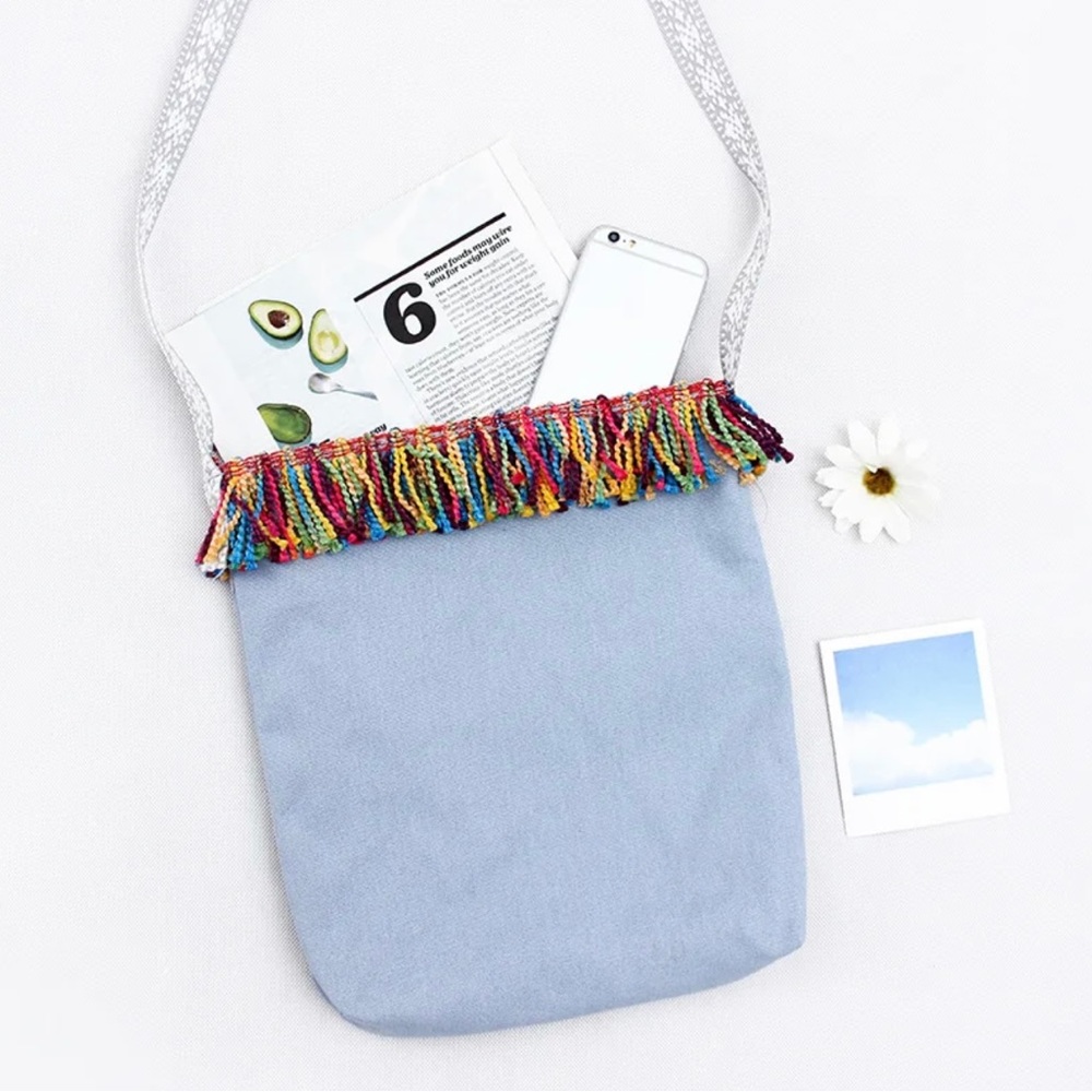 Canvas Cross Body Bag